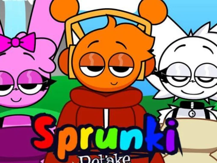 Sprunki Retake Human New browser game cover artwork